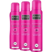 Vogue Extravagant Parfum Deodorant - 3 x 150 ml