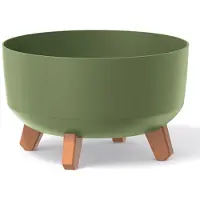 Prosperplast Gracia Laag - Bloempot - Groen kleur - 6,8L