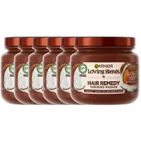 Garnier 6x Loving Blends Kokosmelk en Macadamia Haarmasker 340 ml