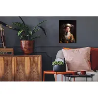PosterMonkey Poster Vrouwen - Aziatisch - Bloemen - Portret - 30x40 cm