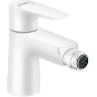 Hansgrohe Talis E ééngreeps bidetmengkraan met PopUp trekwaste, mat wit