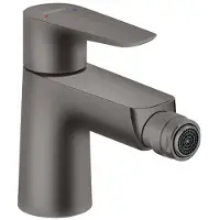 Hansgrohe Talis E ééngreeps bidetmengkraan met PopUp trekwaste, Brushed Black Chrome