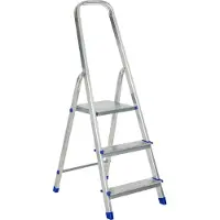 Molecule Escalo Trappenladder aluminium 3 treden easy step antislip huishoudtrap