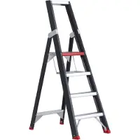 Altrex Taurus TGB 4 Trap - Enkel - Aluminium Met Coating - 4 Treden - Max. Werkhoogte 2,95m