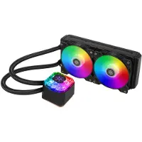 Silverstone SST-IG240P-ARGB Compleet waterkoelsysteem, CPU waterkoelers, Zwart