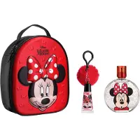 Air val international Minnie Mouse Geschenktas - Eau De Toilette 100 ml & Lipgloss - Met Toilettas