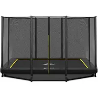 Magic Circle Pro Ingraaf Trampoline Black 214 x 305 cm met veiligheidsnet
