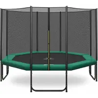 Magic Circle Pro Trampoline 480 cm Groen met veiligheidsnet