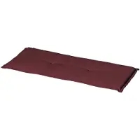 Madison Bankkussen 120 x 48 Panama bordeaux