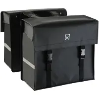 Willex Dubbele Bisonyl Tas 40L Matzwart