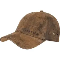 Stetson Rawlins Pigskin Baseball Cap By Stetson bruin | Maat: One Size