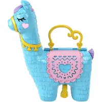 Polly Pocket Pyjamaparty Lamafeestje - - speelset - met accessoires - lama