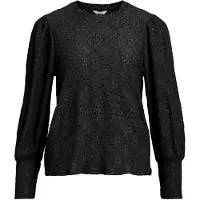 Object Blouse 'Feodora' zwart