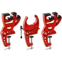 Swix - Ski onderhoud - Vise 3-Parts 20mm Fixation voor Unisex - Rood