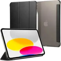 Spigen Smart Fold Geschikt voor Apple iPad 11 (2025) A16 / 10.9 (2022) Hoes Book Case Tri-Fold Zwart