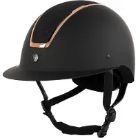 Br - Rijhelm Omega Painted Glitter- Zwart / Rose Gold - M - 55/57