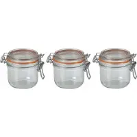 Le Parfait Pakket van 12x stuks weckpotten/inmaakpotten met klepdeksel 0.2 liter