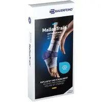 Bauerfeind MalleoTrain Enkelbrace - Zijde: Rechts - Maat: 4 (23 - 25 cm) - Kleur: Zwart