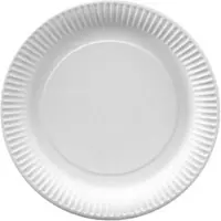 Papstar - Bord D 230mm karton wit