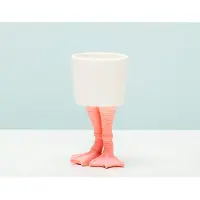 Bitten Bloempot Met Flamingopoten - Klein