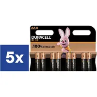 Duracell Plus Batterijen AA (Voordeelverpakking) - 5 x 8 stuks
