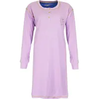 Irresistible Dames Nachthemd - Polo Sluiting - Paars - Maat M