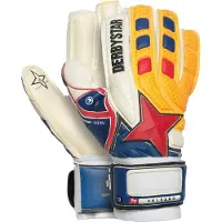 Derbystar Vulcano Keepershandschoenen Heren Keepershandschoenen - Unisex - oranje/wit/zwart/rood Maat 9/ Lengte hand 19cm