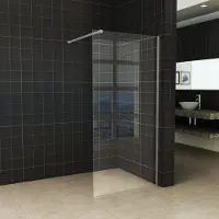 Boss & Wessing Bws inloopdouche pro line | helder glas | alle maten | 8 mm nano coating | rvs profiel en stang