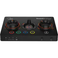 Creative Labs Sound Blaster GC7 Gamestreaming USB-DAC en verstrerker met programmeerbare knoppen en Super X-Fi (zwart)