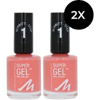 Manhattan Super Gel Nagellak - 145 Coral Island (set van 2)