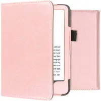 IMoshion Vegan Leather Bookcase voor de Amazon Kindle (2024) / Amazon Kindle (2022) 11th gen - Rosé Goud