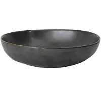 Ferm Living Flow schaal large Ø19,5 cm Black