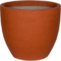 Pottery Pots bloembak voor binnen en buiten - terra kleur - fiberstone rond 60 cm plantenbak bloempot plantenpot