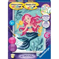 Ravensburger Schilderen op nummer Zeemeermin Glitter