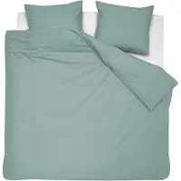 Cinderella Weekend Dekbedovertrek Mineral Green Katoen-240 x 200 / 220 cm | Lits-Jumeaux