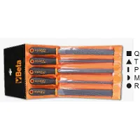 Beta 1719BMA8/B5 ?5 delig set halfzoeten vijlen | met handgreep | in etui - 017190297 017190297