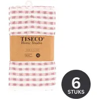Tiseco Keukendoek Home Studio Oman Pink (Set van 3) - 50 x 70 cm