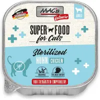 Mac'S MACs Vetcare natvoer - gesteriliseerde kat - 70% Kippenvlees - 8 x 100g