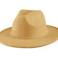 Yehwang - Fedora - Hoed - Bruin - Beige