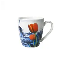 Heinen Delfts Blauw Mok Tulp - Kleur - Keramiek
