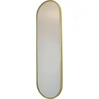 Loft42 Industry Passpiegel Ovaal - Goud - Metaal - 122x36