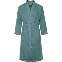 Badrock Wafel badjas voor sauna petrol M - unisex