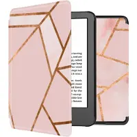 IMoshion Design Slim Hard Case Bookcase voor de Amazon Kindle (2024) / Amazon Kindle (2022) 11th gen - Pink Graphic