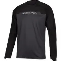 Endura Functioneel shirt 'Burner' zwart / wit
