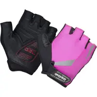 Gripgrab ProGel HiVis Pink Short Gloves