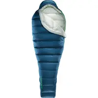 Therm-a-Rest Hyperion 20F/-6C UltraLight Blue Sleeping Bag || Maat: Long - Rits Links