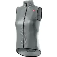 Castelli Aria dames mouwloos windjack grijs