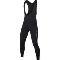 Endura Windchill Bibshorts Zwart/Fluorescerend Geel || Maat: XL