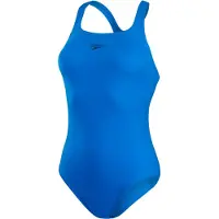 Speedo Endurance+ Medalist Dames Sportbadpak - Kleurvast Badpak Dames - Chloorbestendig Zwempak Dames - Sportbadpak Dames met Medalist-rug - Blauw - 40