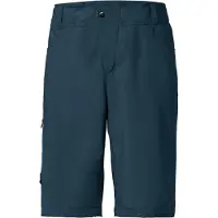 Vaude - Ledro Shorts - Fietsbroek S, blauw